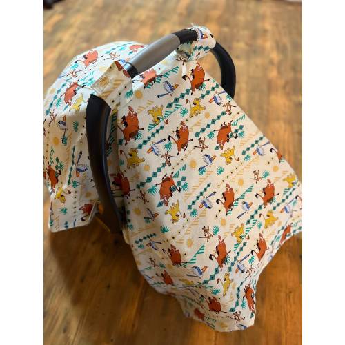Lion King Car Seat Cover / Add a Window / Infant Carrier Cover Tent