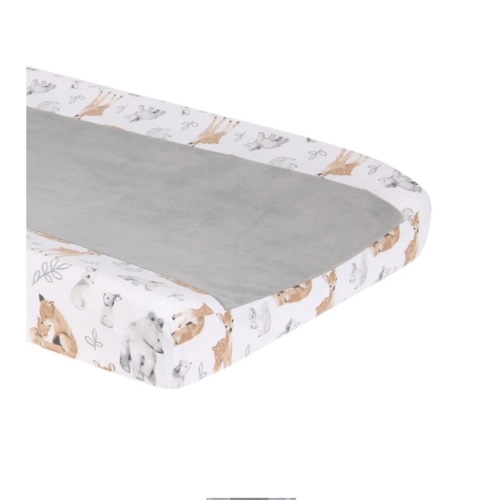 Painted Forest White Minky Changing Pad Cover – Lambs & Ivy
