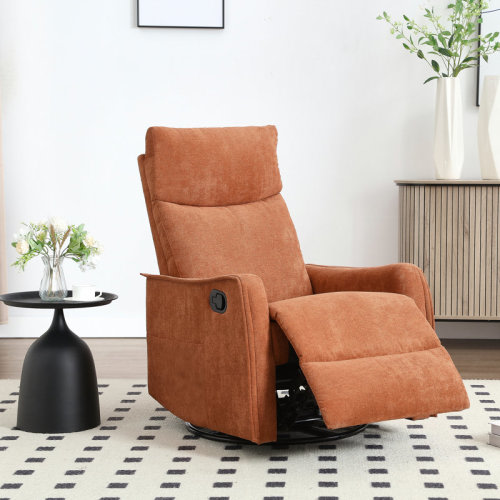 Latitude Run® 27'' W Manual Recliner Swivel Rocker Recliner With Massage And Heat & Reviews | Wayfair