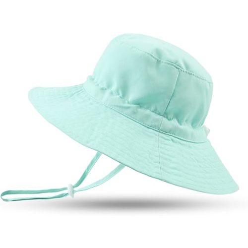 Baby Toddler Girls Bucket Hat Sun Protection Beach Cap 0-6 Months