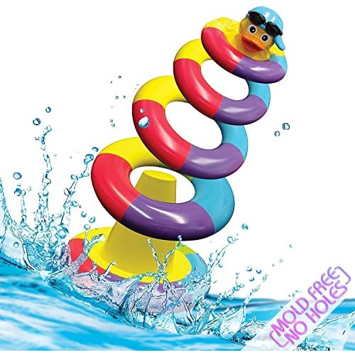 Playahoy Floating Bath Toys for Boys and Girls Float and Play Stacking Toy Rings for Baby Toddlers and Kids