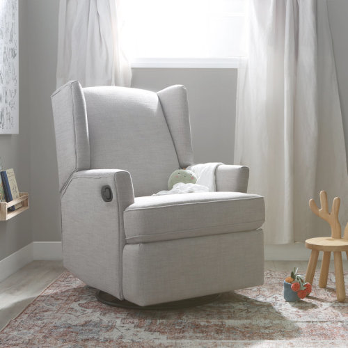Second Story Home Heming Wingback Recliner Nursery Glider & Reviews | Wayfair