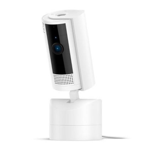 Ring Pan-Tilt Indoor Cam with 360° Horizontal Pan Coverage, Live View, Two-Way Talk, HD Video - Blush