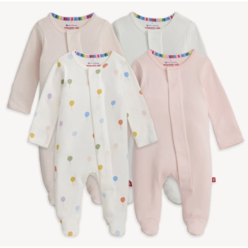 Magnetic 4-Pack Footie (NB)