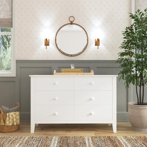 Carter's by DaVinci Morgan 6 Drawer 19" W Double Dresser & Reviews | Wayfair