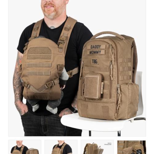 Daypack Diaper Bag & Baby Carrier Bundle - Durable, Versatile Gear – Tactical Baby Gear