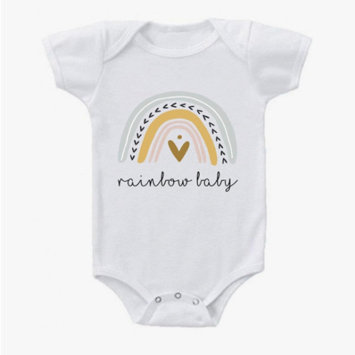 Rainbow Baby onesie