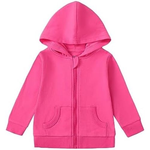 ROMPERINBOX Baby Hoodie for Boy Girl, Full Zip-up Lightweight Thin Jackets Coat Sweatshirts 0-24 Months