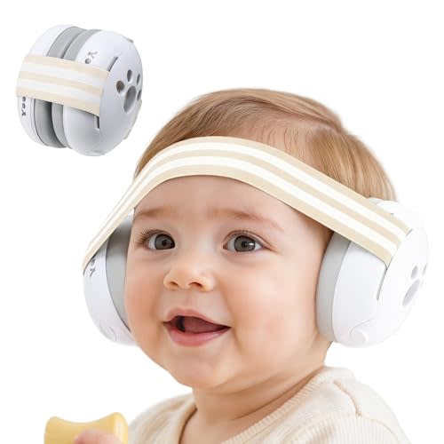 Yoofoss Baby Ear Muffs Noise Protection for Infant and Babies Up to 36 Months - Noise Cancelling Headphones for Ear Protection, Sleep, Travel Baby Essentials
