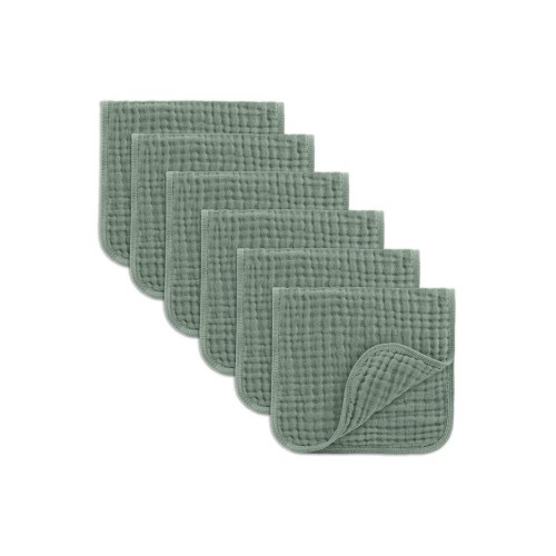 Muslin Burp Cloths - Pack of 6