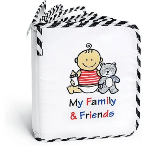 Baby's First Photo Album - My First Family Photo Album for Baby - Soft Fabric, Baby Safe, Easy to Clean, Holds 15 Photos, Personalize with Your Favorite Pictures, No Hard Edges