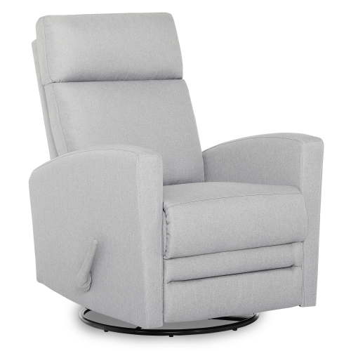 Dream On Me Chatham Swivel Gliding Recliner, FSC Certified, Durable Polyester Fabric