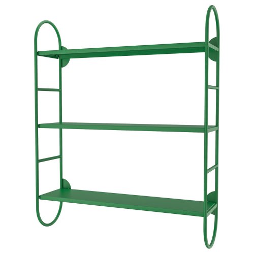 FÄRGSÄTTARE Wall shelf - green 23 5/8x6 3/8x29 1/8 "