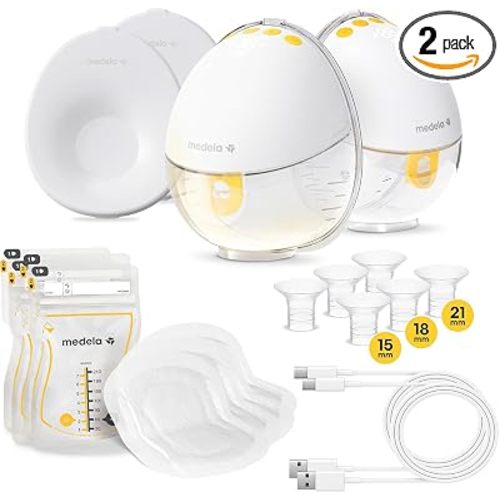 Medela Motion InBra Wearable Electric Breast Pump | Fully In-Bra, Hands-Free, Comfort Fit, BPA-Free, 5 oz Cups, USB Rechargeable, Quiet and Discreet