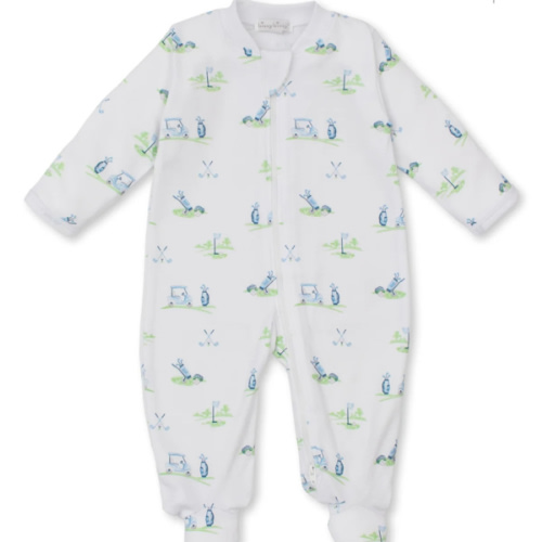 Fairway Foursome Blue Zip Footie