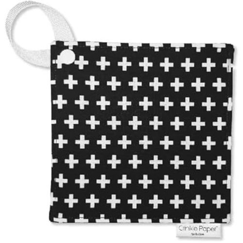 Crinkle Paper for Babies by Hyak Designs | High End Luxury Infant Sensory Toy for Fine & Gross Motor Skills. Hand Made Travel Friendly and Made + Safety Tested in The USA