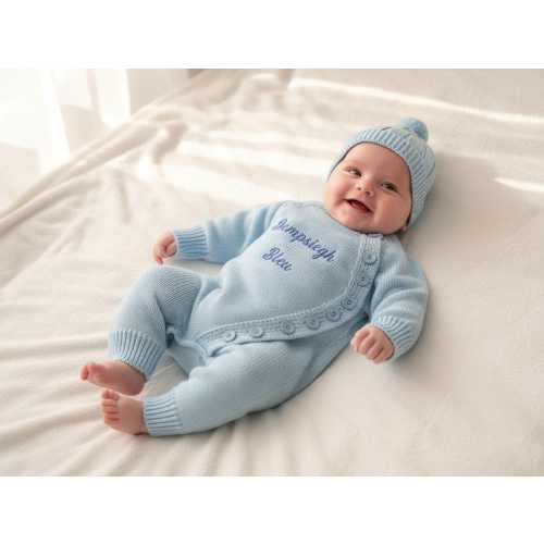 Embroidered Baby Romper Set: Personalized Newborn Cotton Bodysuit