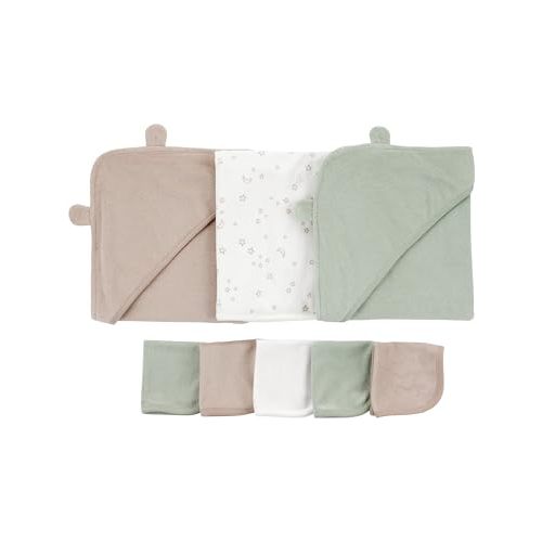 Simple Joys by Carter's baby-girls 8-piece Towel and Washcloth Set