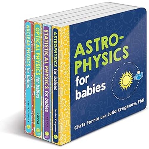 Baby University 4-Book Physics Set: Explore Astrophysics, Nuclear Physics and More with this Ultimate STEM Gift for Kids