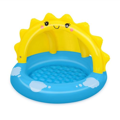 H2OGO! Sunny Days Inflatable Shaded Kiddie Pool