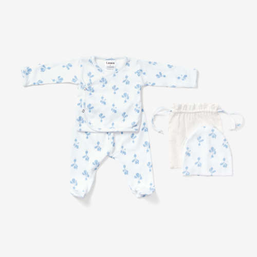 Lewis Take Me Home Outfit- Mini Radish | Bay Blue, Newborn
