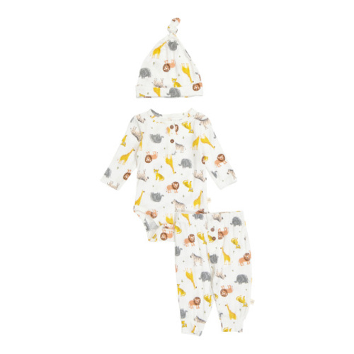 Newborn Boys 3pc Bodysuit, Joggers And Hat Set | Baby Boys (0-24m) | Marshalls