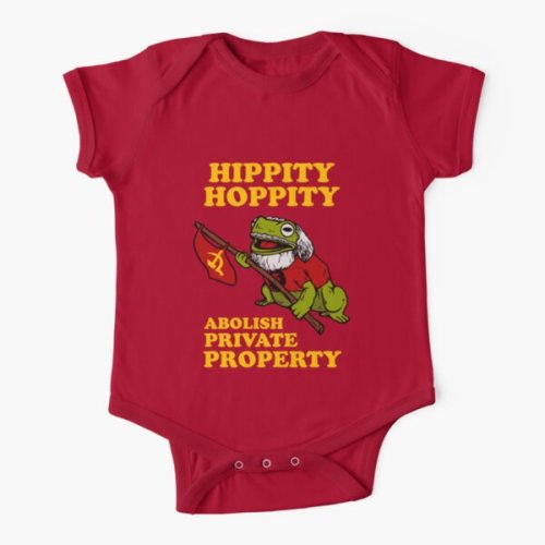 Hippity Hoppity Abolish Private Property- Onesie