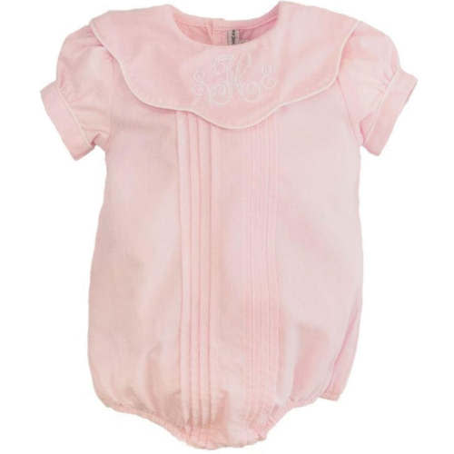 Pink Scalloped Bib Collar Bubble