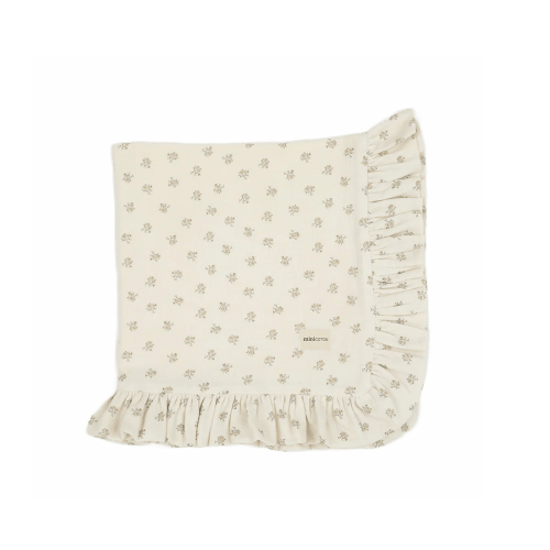 Muslin/Blanket Blossom Rose · Minicoton