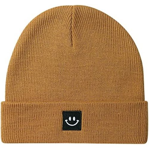 Baby Beanie Knit Ski Hat with Cute Face for Girls Boys 0-7 Years