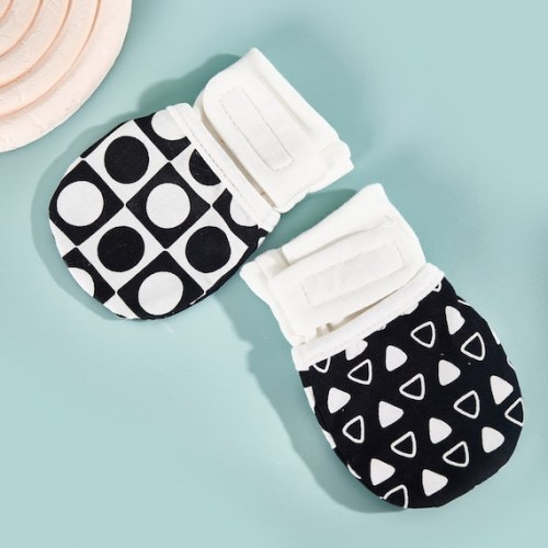 Newborn Contrast Mittens No Scratch Gloves - Etsy