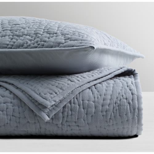 Washed Cotton Gauze Toddler Quilt | RH Baby & Child