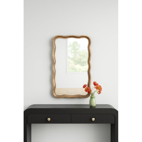 Kelly Clarkson Home Lucie Shabby Elegance Scallop Accent Mirror & Reviews | Wayfair