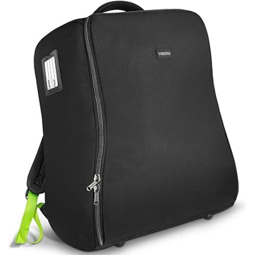 YOREPEK Padded Stroller Bag for Airplane Travel Compatible with UPPAbaby MINU V2 and MINU,Stroller Gate Check Bag Backpack with Large Inner Mesh Pocket, Sturdy Stroller Storage Bag for Accessories