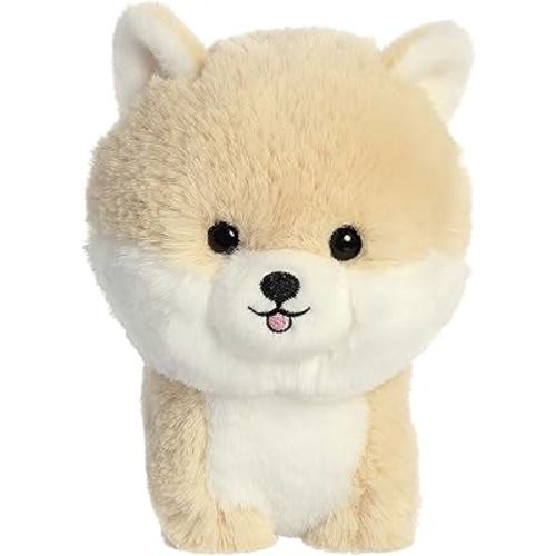 Aurora® Playful Teddy Pets™ Pomeranian Stuffed Animal - Unique Design - Endless Play - Brown 6.5 Inches
