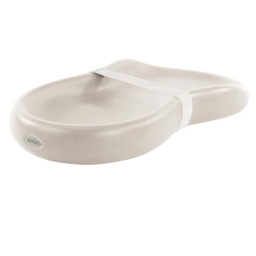 Keekaroo Peanut Changer Baby Vanilla– The Original Made in USA Easy-to-Clean Changing pad and The only Shell Over Foam, Fully Water Repellant