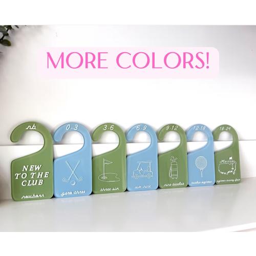 Acrylic Golf Closet Dividers, Golf Theme Nursery, Golf Baby Shower Gift, Nursery Closet Organizers, Golf Nursery Decor, Golf Baby Gifts