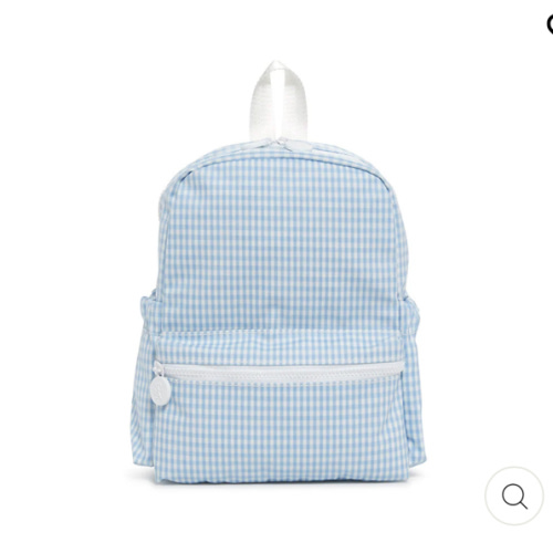 Mini Backpack - Mini Backer - Gingham Mist