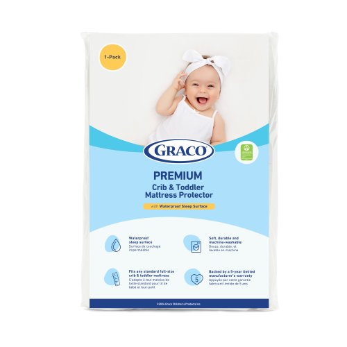 Graco 28-in D Polyester Crib Mattress cover
