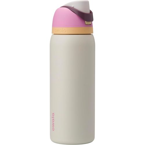 Owala FreeSip Insulated Stainless Steel Water Bottle with Straw, BPA-Free Sports Water Bottle, Great for Travel, 32 Oz, Daybreak