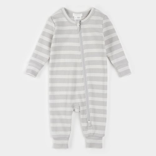 Multistriped Lunar Rock Modal Rib Sleeper