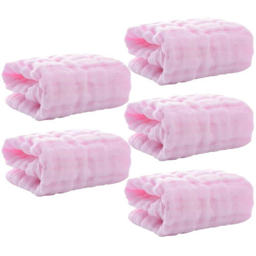 5 Pcs Foam Cotton Bib Essentials Burping Cloths for Babies Muslin Washcloths Girl Burp Cloths Child Baby Girl