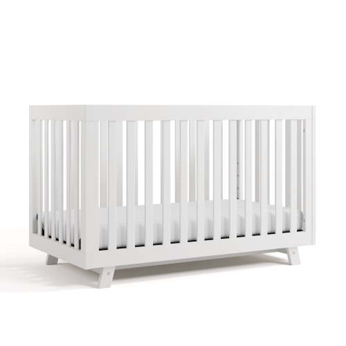 Storkcraft Beckett 3-in-1 Convertible Baby Crib, White