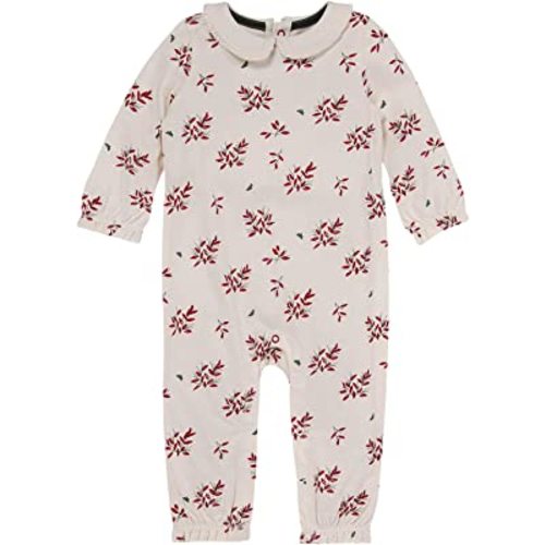 Burt's Bees Baby Romper Jumpsuit, 100% Organic Cotton One-Piece Outfit Coverall - 0-3M