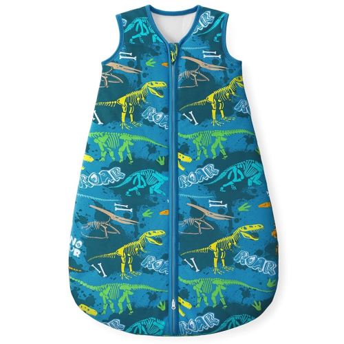 Yoofoss Baby Sleep Sack 6-12 Months, 1.5 Tog Baby Wearable Blanket with 2-Way Zipper, 100% Organic Cotton Fabric Winter Infant Sleeping Sack, Warm Soft Comfy