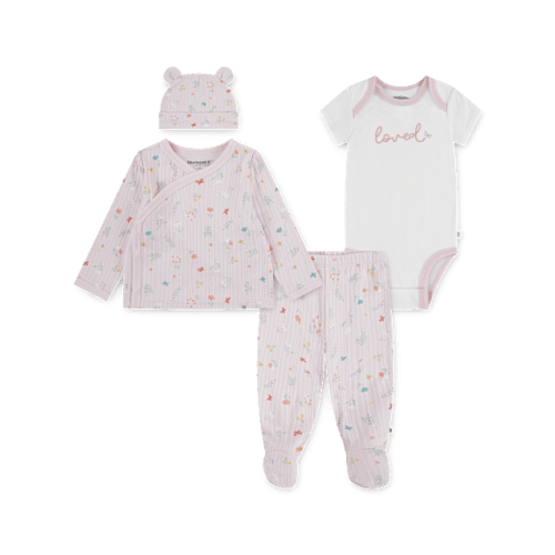 Baby Girls Huggies Butterfly 4-Piece Take Me Home Set - Pink