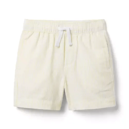 Boy Pastel Yellow Stripe Serena Williams x Janie and Jack Stripe Serve Short by Janie and Jack