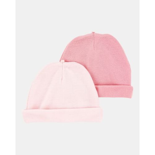 Baby 2-Pack Caps - Pink | Carter's