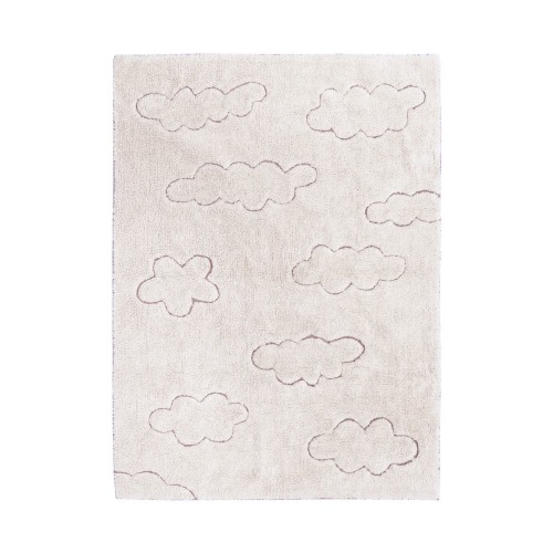 RugCycled Clouds Washable Cotton Blend Rug