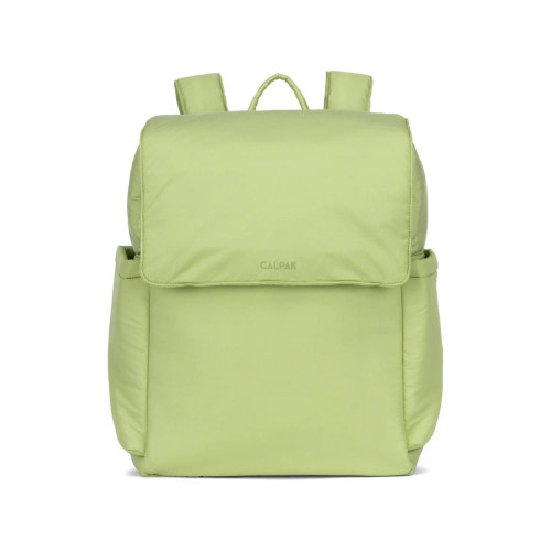 CALPAK Diaper Backpack with Laptop Sleeve, Lime